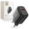 TECH-PROTECT C20W 2-PORT NETWORK CHARGER PD 20W / QC3.0 BLACK